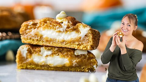 Pumpkin Cheesecake Cookies