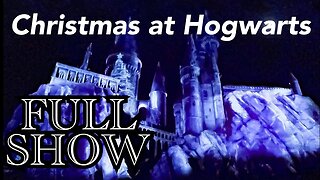 The Magic of Christmas at Hogwarts Castle - Light Show