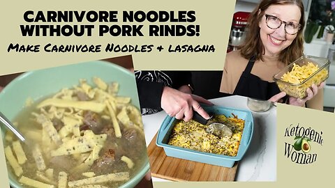 Carnivore Pasta Noodles Made Without Pork Rinds!