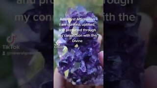 Amethyst Affirmation Amethyst For Protection Best Crystals for Protection Amethyst Crystals