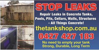 Is Your Concrete Tank Leaking ?