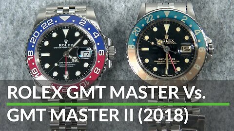 Rolex GMT Master Vs New GMT Master II (Pepsi Versions 1675, 126710 BLOR)