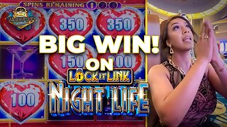 Big Win: Playing $2,800 on Lock it Link Nightlife Slot 🎰