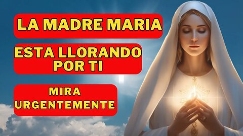 ✝️La Madre María está llorando, no saltes 💌Mensaje de Dios para ti hoy mensaje de Dios hoy🌹