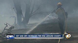 Hot and Dry: Increased fire risk around SD County