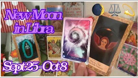 New Moon in Libra ⚖️ Obstacles are being removed from your path! Angels are near. 👼🏼 Tarot Reading