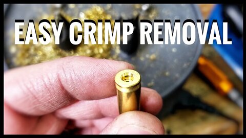 A Simple Way To Ream Out The Primer Pocket Crimp On Your 556 Military Brass