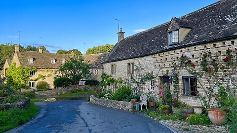 COTSWOLDS Village Early Morning Walk || A Village with Unique COTSWOLDS Charm