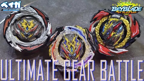 DIVINE BELIAL ULTIMATE GEAR vs DYNAMITE e DANGEROUS BELIAL PERFECT GEAR - Beyblade Burst ベイブレードバースト