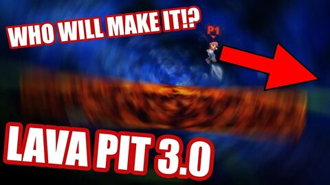 WHO CAN MAKE IT OVER THE LAVA PIT OF DOOM!? ft. Mew2King