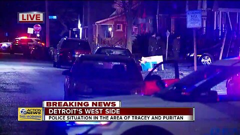 Police situation in the area of Tracey and Puritan in Detroit