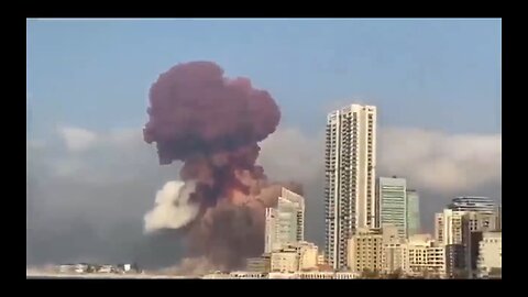 Vídeo recopilatorio de la explosión en Beirut, Líbano