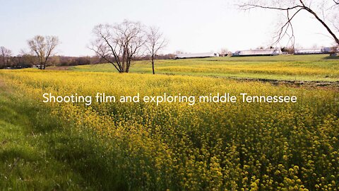 Shooting film and exploring middle Tennessee.