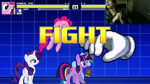 My Little Pony Characters (Twilight Sparkle, Rainbow Dash, And Rarity) VS Master Hand In A Battle