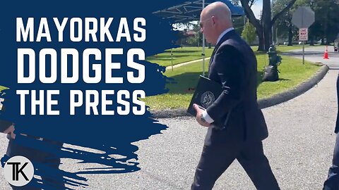 Mayorkas Runs from Reporter When Asked About Biden’s Border Crisis