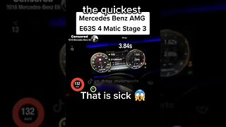 QUICKEST MERCEDES E63S AMG STAGE 3