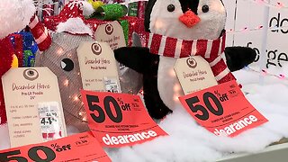 Last-minute holiday shopping on Christmas Eve
