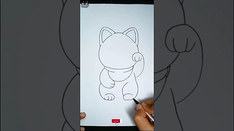 Very Easy❗Drawing Cat Shorts || How To Draw a Cat || #simple #drawing #shorts #video