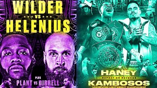 WILDER vs HELENIUS & HANEY vs KAMBOSOS 2