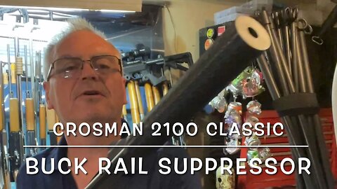 Testing out the Buck Rail suppressor for the Crosman 2100 classic. How low can it go?