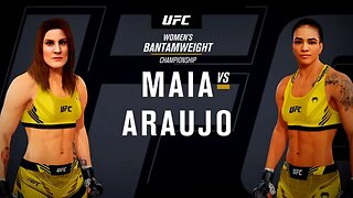 EA Sports UFC 4 Gameplay Viviane Araujo vs Jennifer Maia