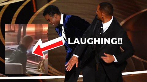 JADA PINKETT-SMITH LAUGHING AFTER WILL SMITH SMACKED CHRIS ROCK {NEW VIDEO}