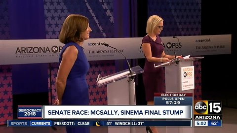 McSally, Sinema's final stump ahead of election night
