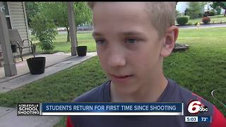 Noblesville West Middle School students return to class almost one week since the school shooting