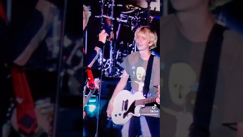 Kid "Aiden" rocks the stage with Green Day!