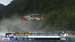 San Diego resident identified as one of six killed in Alaska plane crash