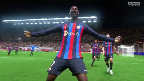 BEST GOAL - DEMBELE - BARCELONA / FIFA 23 / PLAYSTATION 5 (PS5) GAMEPLAY -