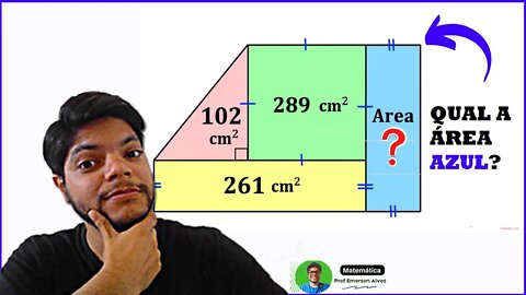 Encontre a Área do Retângulo AZUL | Habilidades importantes de geometria explicadas | Olimpíada
