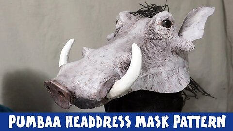 Pumbaa Headdress Mask Pattern