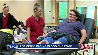Red Cross Facing Blood Shortage