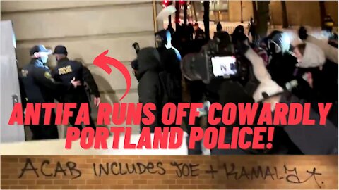 Antifa Runs Off Portland Police, Then Destroys Hospital!