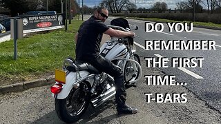 First time riding the Harley Davidson DYNA with T-bars | CLUBSTYLE Baby!