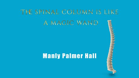The Spinal Column Is Like A Magic Wand by Manly Palmer Hall