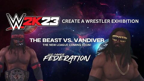 WWE 2K23 | BEAST VS VANDIVER | EXHIBITION | NO ESCAPE MATCH | OLD GAMER FEDERATION