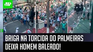 QUEBRA-PAU ABSURDO! BRIGA na torcida do Palmeiras deixa homem BALEADO após VICE pro Chelsea!