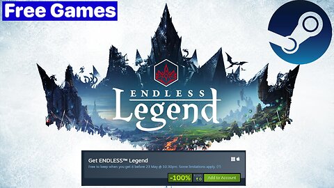 Free Game ! Endless Legend ! Steam ! before 23 May 2024 @ 10 30 pm IST