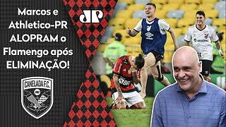 HAHAHA! OLHA como São Marcos e o Athletico-PR ALOPRARAM o Flamengo após ELIMINAÇÃO!