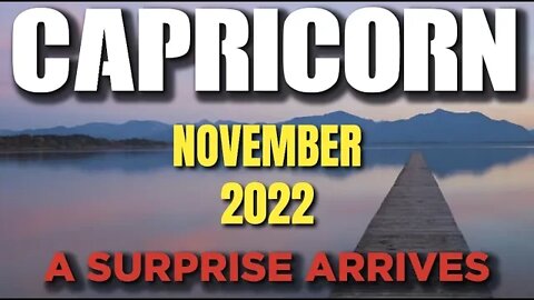 Capricorn ♑️ 😳 A SURPRISE ARRIVES 😳 Horoscope for Today NOVEMBER 2022 ♑️ Capricorn tarot November