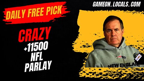 Daily Free Pick: Crazy +11500 NFL Week 18 Parlay