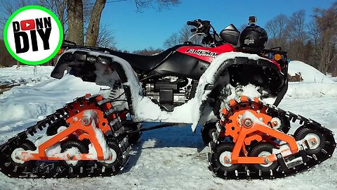 Homemade ATV Tracks Modification II - NEW Sprockets!