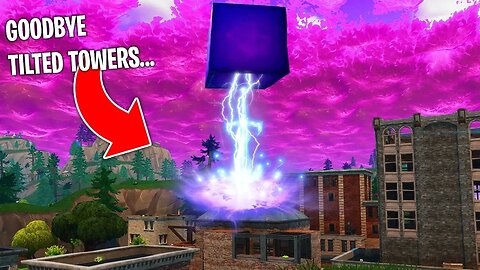 *NEW* TILTED TOWERS Will be DESTROYED by the CUBE Before Season 6... (Fortnite: Battle Royale)