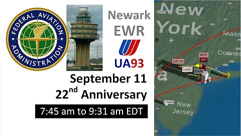 Real Time: September 11 2001 | Newark International Airport (EWR) (7:45am - 9:31am EDT)