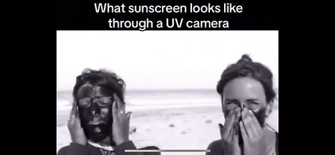 What Sunscreen Application Looks Like By UV Camera