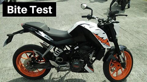 KTM 200 Duke '18 | Bite Test