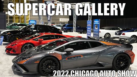 Supercar Gallery at 2022 Chicago Auto Show (Lamborghini, Bentley, Aston Martin, Rolls Royce)