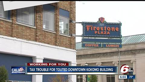 Tax trouble for once touted downtown Kokomo Firestone building